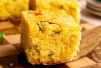Spicy Jalapeño Cheddar Cornbread Recipe