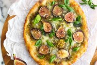 Fig & Pistachio Pesto Pizza Recipe for Sweet Savory Pairing