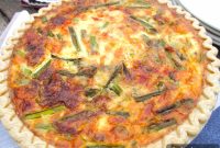 Lobster, Asparagus & Gruyère Quiche Recipe for Brunch