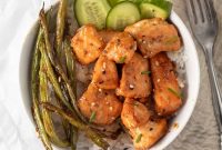2-Ingredient Baked Salmon Bites Recipe for Quick Dinner