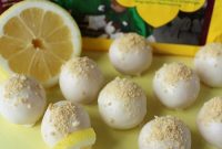 Girl Scout Lemonades Cookie Truffles Recipe — Zesty Lemon Dessert