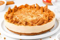 No‑Bake Biscoff Cheesecake Recipe with Crunchy Cookie Crust