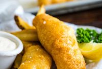 Crispy Beer-Battered Fish and Classic Chips Recipe