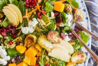 Autumn Harvest Salad with Maple Vinaigrette and Roasted Squash