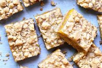 Brown Butter Peach Crumble Bars — Sweet Summer Dessert