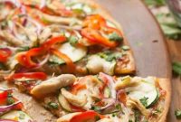 Chicken & Thai-Inspired Almond Flour Pizza Recipe