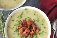 Creamy Paleo Potato and Leek Soup Recipe
