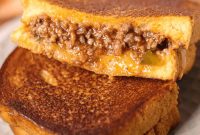Sloppy Joe Grilled Cheese Sandwich Recipe for Comfort Dinner