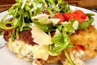 Creamy Spinach & Cheese Stuffed Chicken Cutlets Recipe