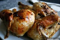 Lemon Garlic Roast Chicken with Rosemary and Crispy Skin