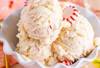 White Chocolate Peppermint Edible Cookie Dough Recipe