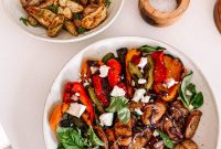 Mediterranean Grilled Bowls with Herbed Roasted Potatoes