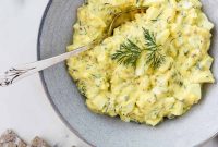 Creamy Egg Salad with Dill, Capers & Lemon Zest