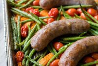 One-Pan Italian Sausage with Roasted Vegetables