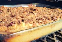 Smoked Sweet Potato Casserole with Brown Sugar Pecan Topping