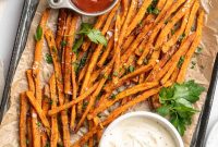 Crispy Oven-Baked Sweet Potato Fries Recipe