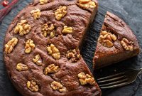 Vegan Date and Walnut Cake Recipe – Moist, No-Egg Dessert