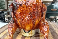 Smoked Beer-Can Chicken Recipe for Juicy, Crispy Skin