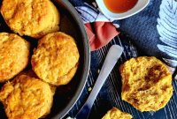 Honey-Butter Sweet Potato Biscuits with Buttermilk Glaze