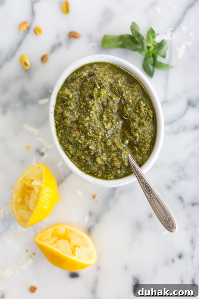 Fig & Pistachio Pesto Pizza Recipe for Sweet Savory Pairing 11 Pistachio Pesto Sauce