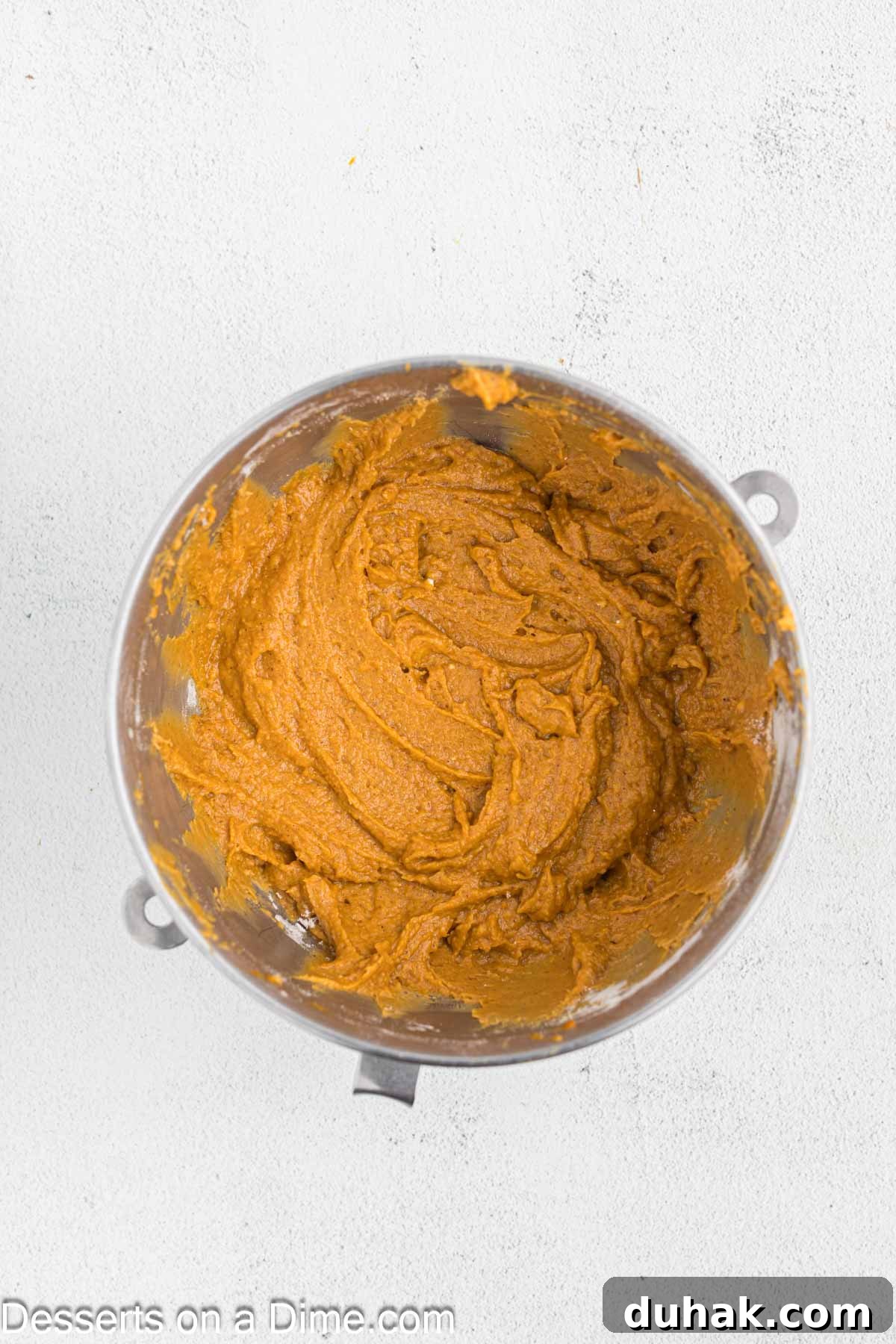 Combine the wet and dry ingredients in a bowl together. 