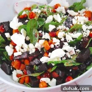 roasted beet and carrot salad