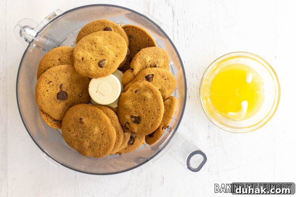 cookies in food processor