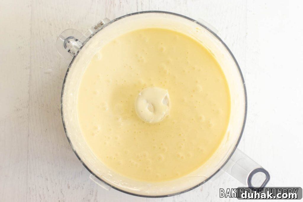 batter in food processor