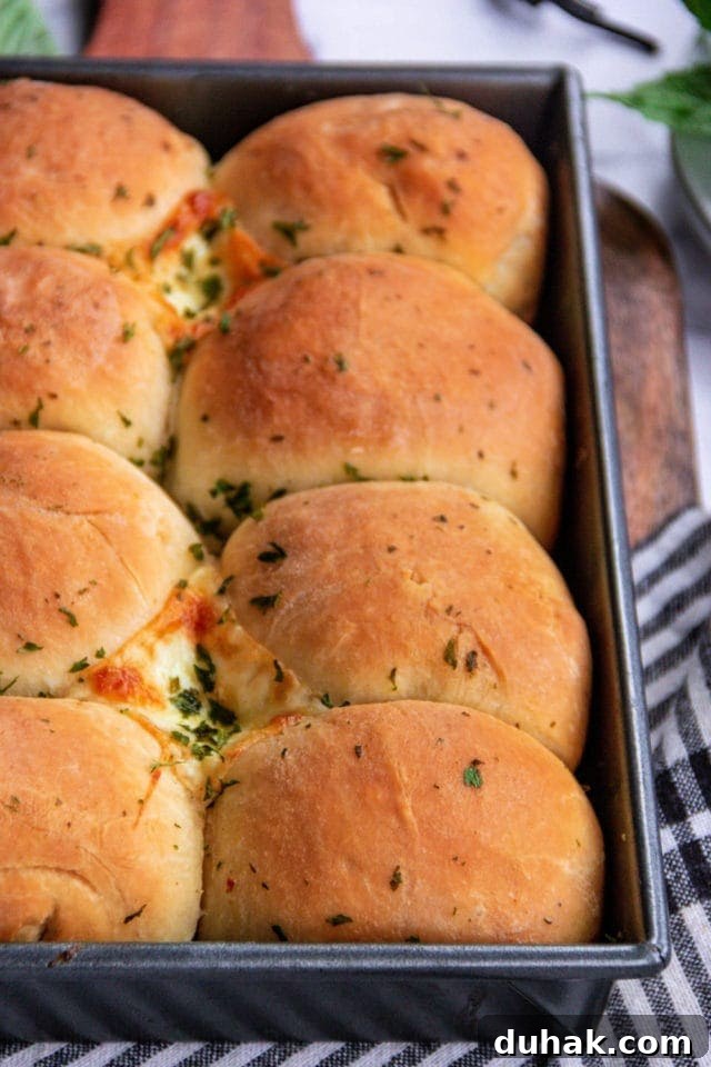 Cheesy Stuffed Dinner Rolls Recipe for Soft, Gooey Bites 4 Cheese Stuffed Dinner Rolls