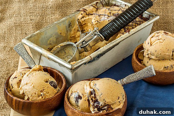 Caramel almond butter stracciatella | pastrychefonline.com