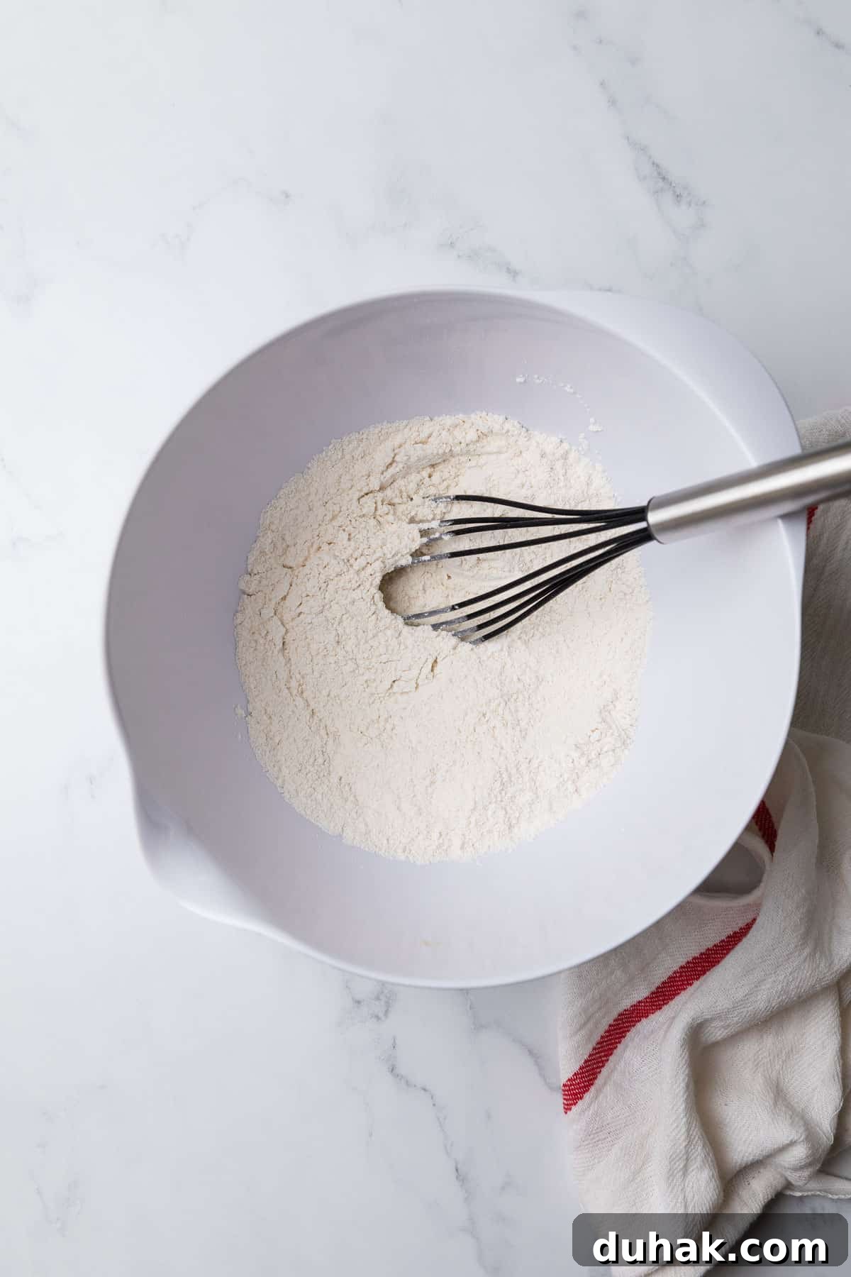mixing dry ingredients