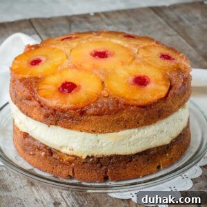 Pineapple upside down cheesecake.