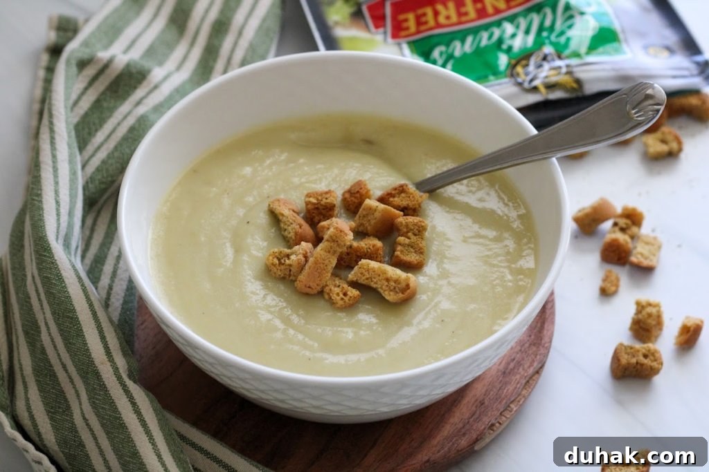 Creamy Potato Leek Soup (Gluten- and Dairy-Free Recipe) 2 gluten and dairy free potato leek soup