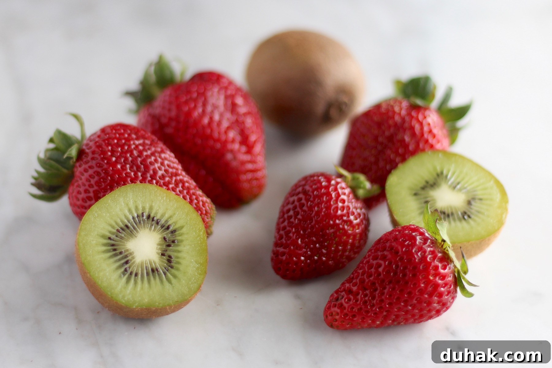 Strawberry Kiwi Fruit Salsa - a fresh, colorful fruit salsa full of flavor from strawberry, kiwi, lime, and cilantro! | fedandfulfilled.com