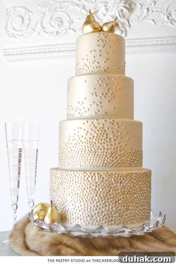 Golden Pear Cake | by The Pastry Studio for TheCakeBlog.com
