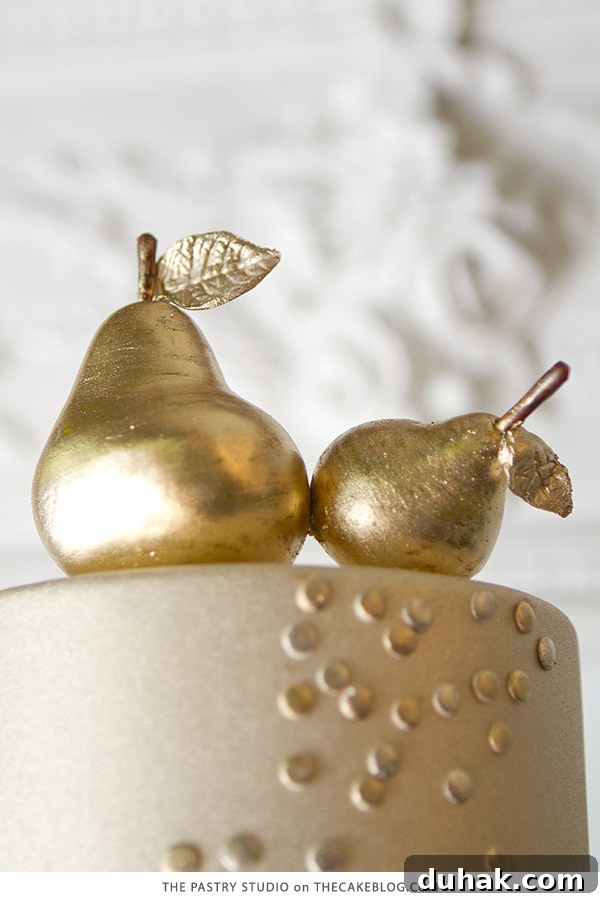 Golden Pear Cake | by The Pastry Studio for TheCakeBlog.com