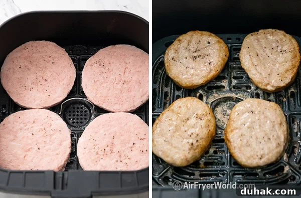 Air Fryer Guide: Perfectly Crispy Frozen Turkey Patties in Minutes 10 img 14083 11