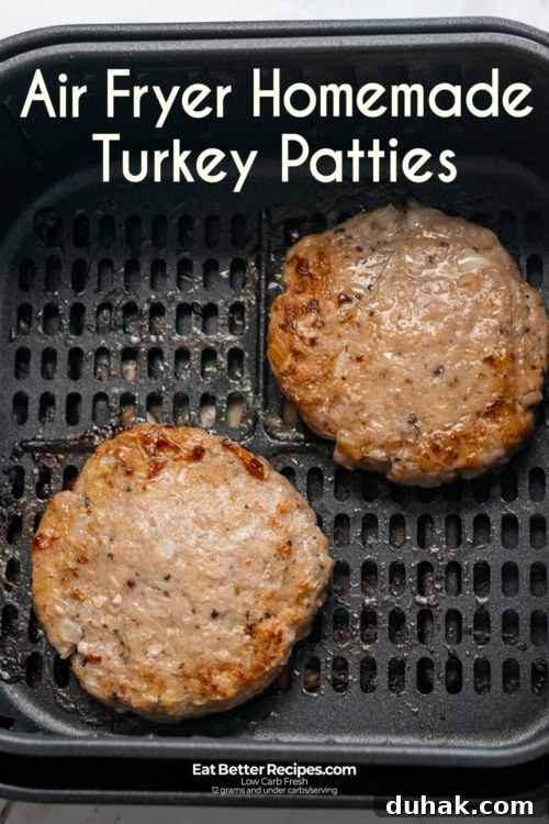 Air Fryer Guide: Perfectly Crispy Frozen Turkey Patties in Minutes 12 keto turkey patty recipe