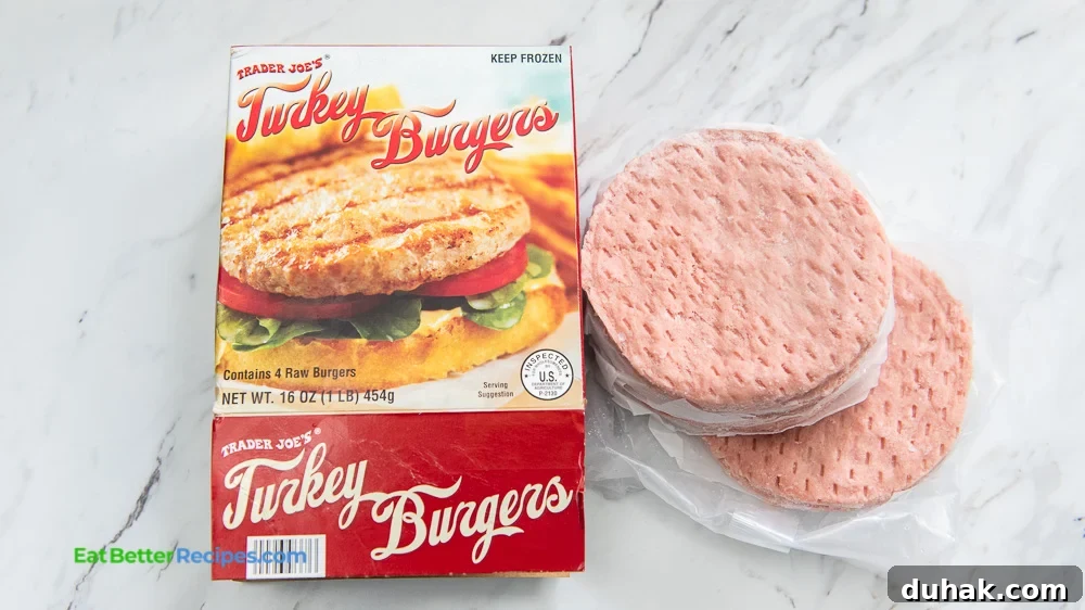 Air Fryer Guide: Perfectly Crispy Frozen Turkey Patties in Minutes 5 trader joe's Frozen turkey burgers patties
