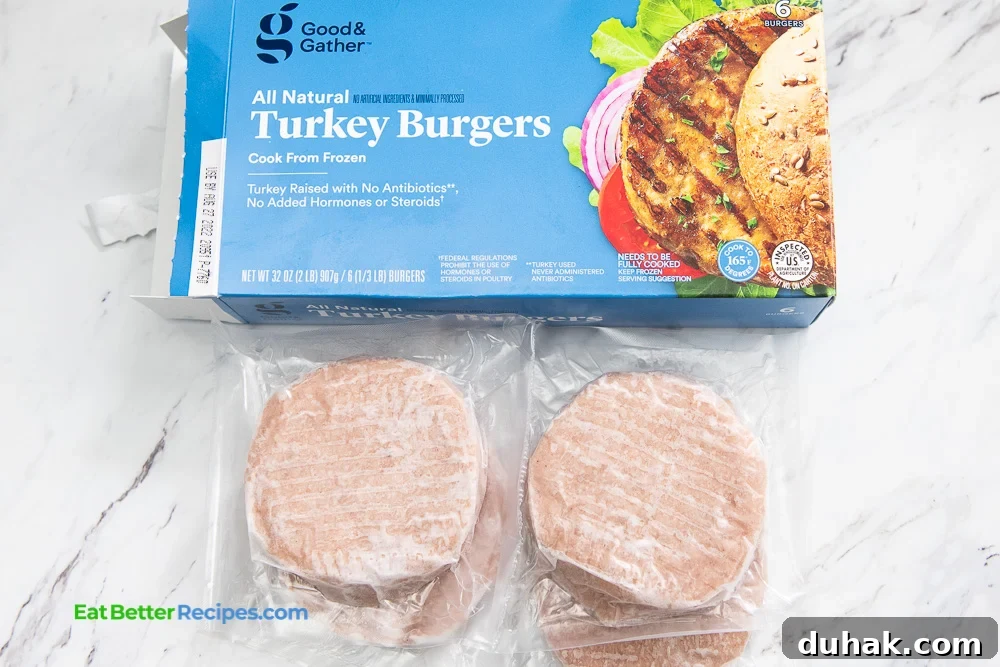 Air Fryer Guide: Perfectly Crispy Frozen Turkey Patties in Minutes 6 good & gather turkey burgers