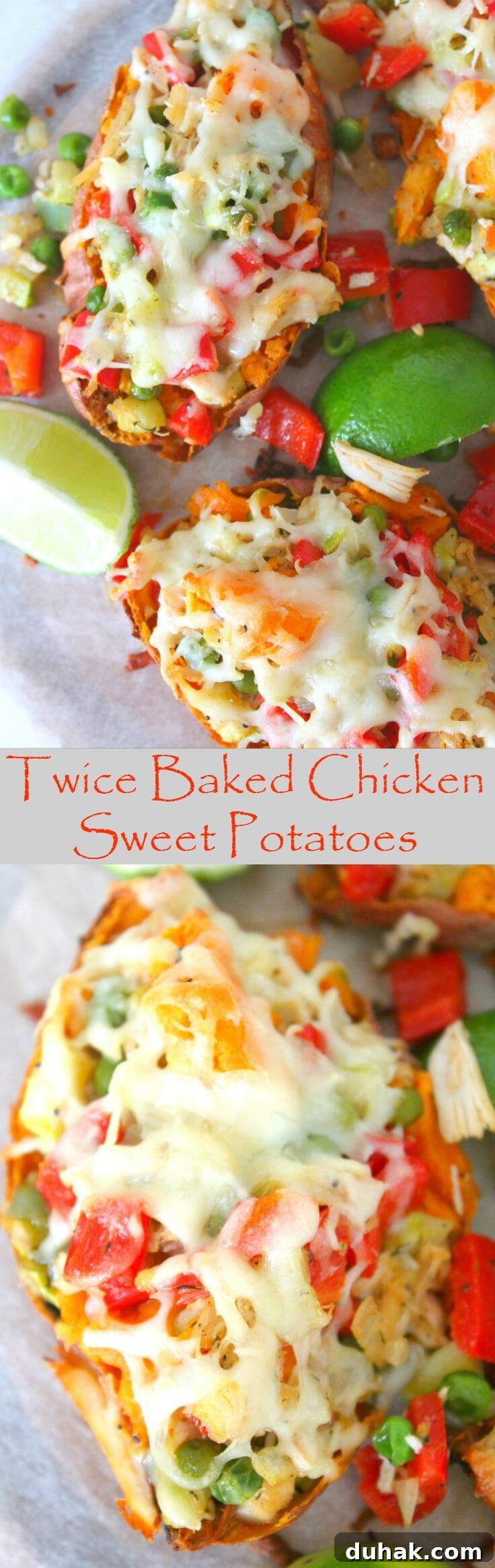 Twice-Baked Chicken, Vegetables & Sweet Potato Casserole 2 Twice Baked Chicken Sweet Potatoes