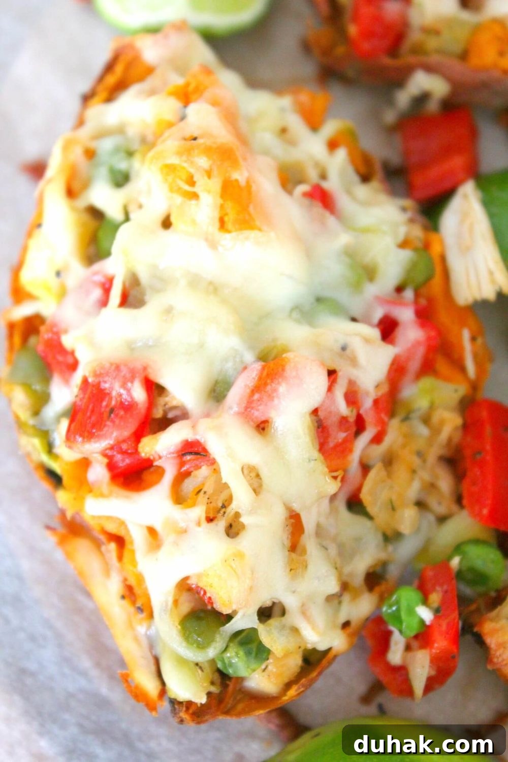 Twice-Baked Chicken, Vegetables & Sweet Potato Casserole 4 Twice Baked Chicken Sweet Potatoes