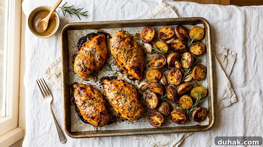 Honey Mustard Chicken and Potatoes