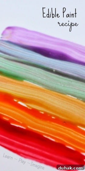 Edible Paint Recipe - Baby and Toddler Safe (8)