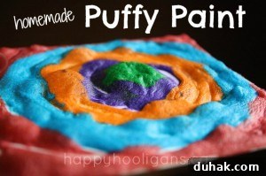Homemade Microwave Puffy Paint