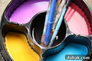 Easy Sidewalk chalk paint recipe