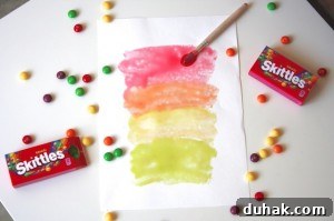 Skittles Painting