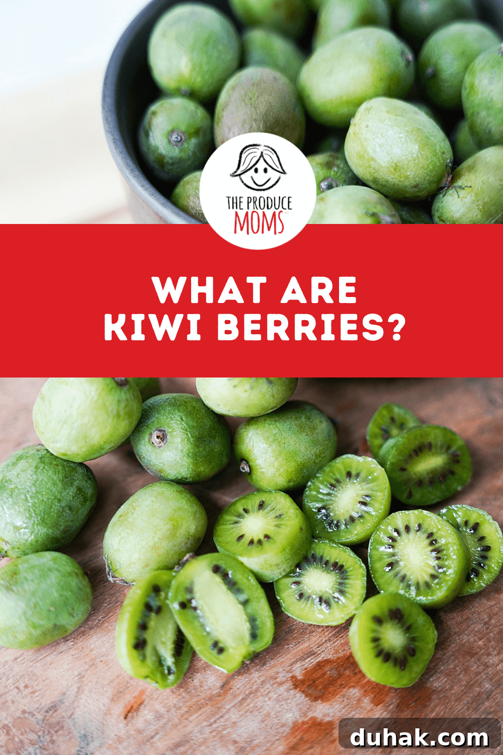 Kiwi Berries: Small Fruit Guide, Taste, Uses, and Benefits 8 Pinterest Pin What Are Kiwi Berries