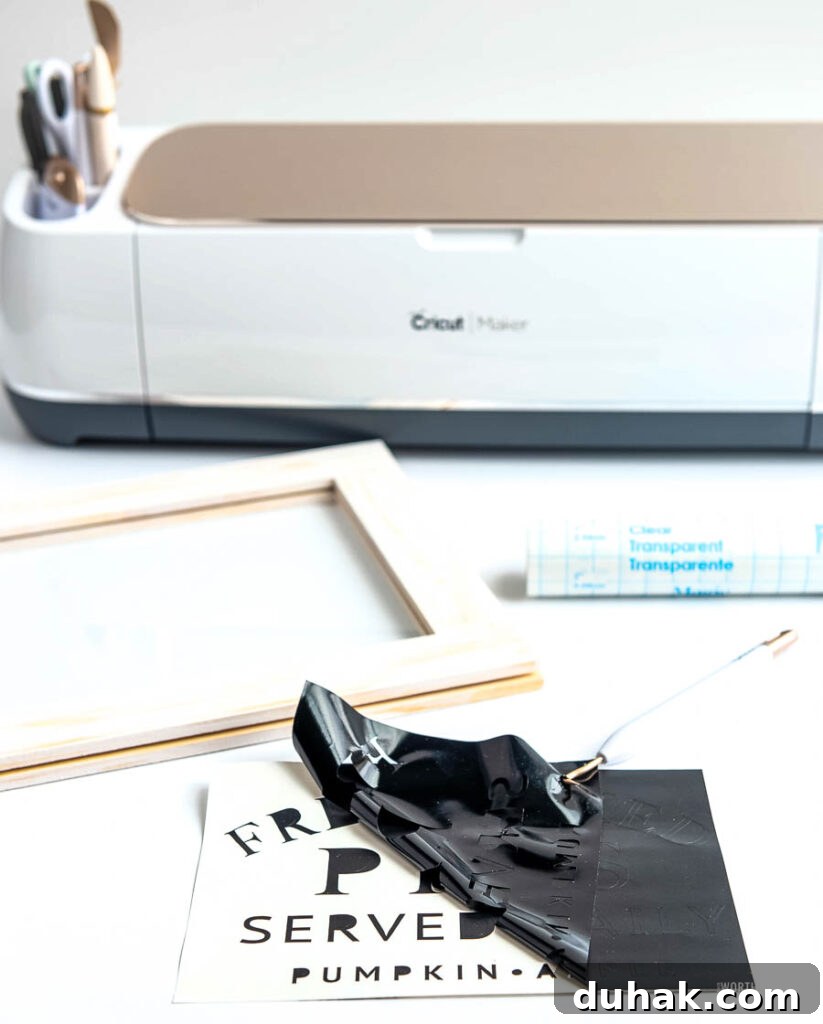 Fresh-Baked Pie Sign Tutorial: Cricut Crafting Guide for Home Decor 9 Cricut Projects