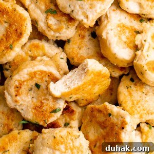 Homemade Chicken Nuggets that are not only healthier than McNuggets, but they're also addicting! Skip the drive-through for chicken McNuggets, because these are the BEST chicken nuggets you can make at home!